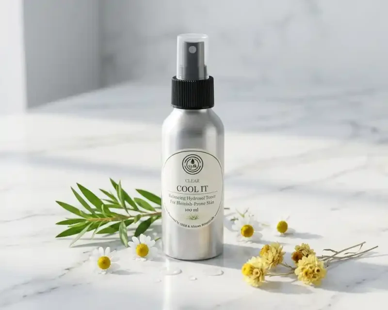 Cool It Sylk Skin hydrating mist bottle.