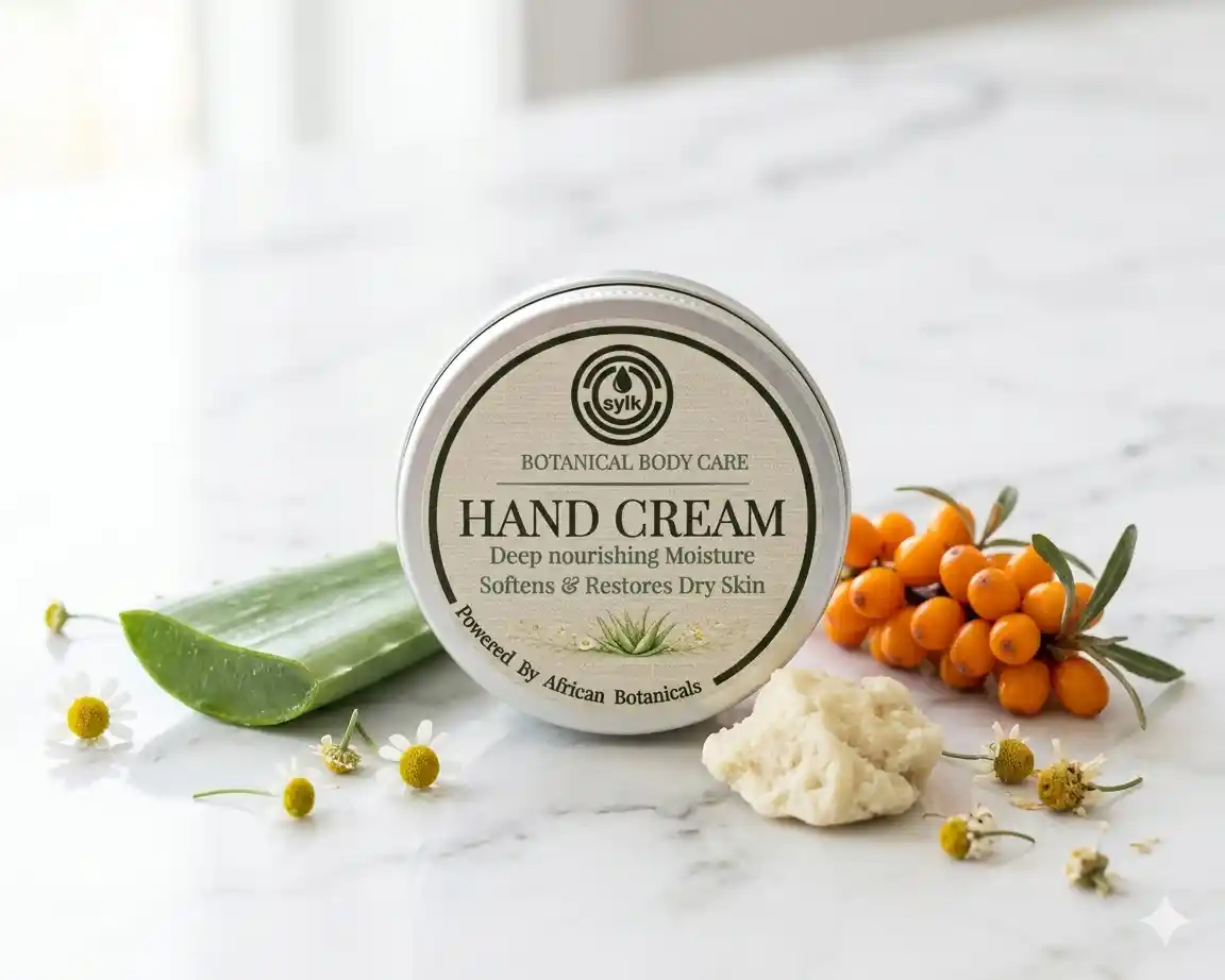Sylk Skin tin of hand cream.